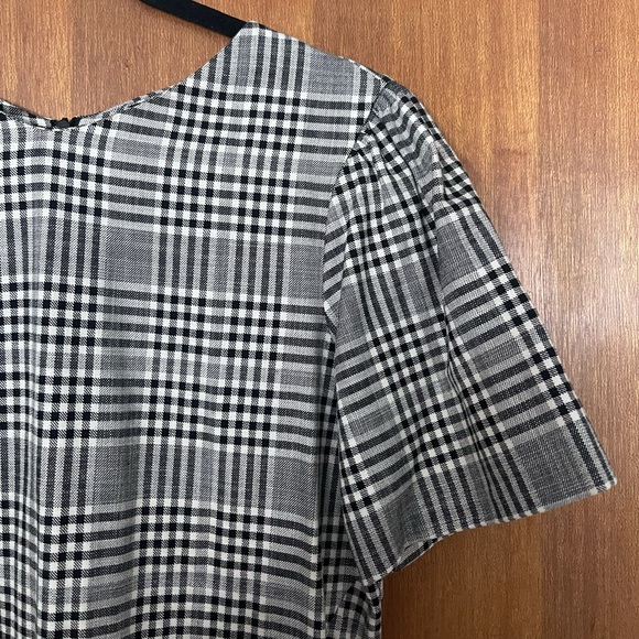 Zara Mini Plaid Dress - Picture 3 of 4